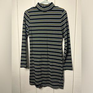 stripped bodycon dress